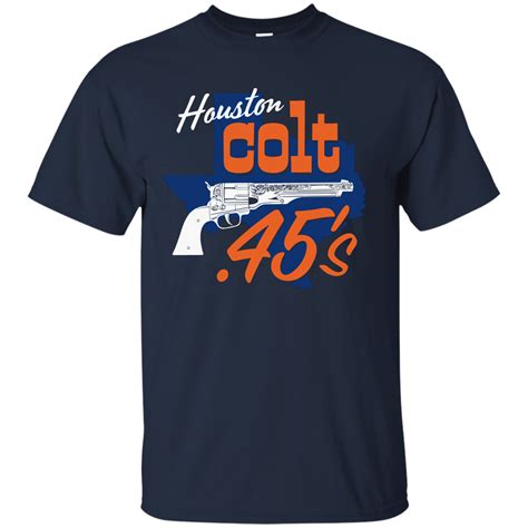 Houston Colt 45s Gildan Ultra Cotton T Shirt Navy T Shirts Tank