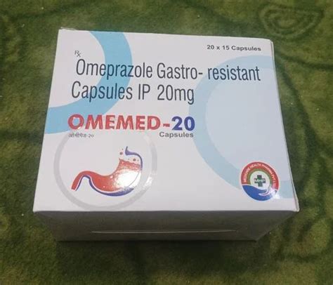 Omemed 20 IP Omeprazole Gastro Resistant Capsule At Rs 190 Box