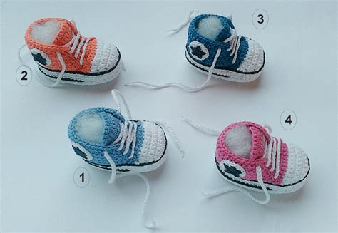 Crochet Baby Shoes Baby Sneakers Crochet Shoes Baby | Etsy