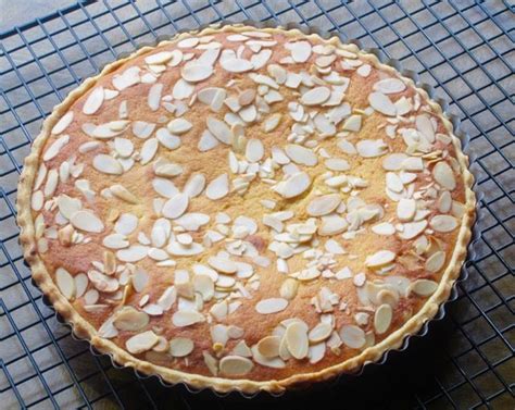 Frangipane Tart With Jam And Almond Filling Frangipane Tart Recipe