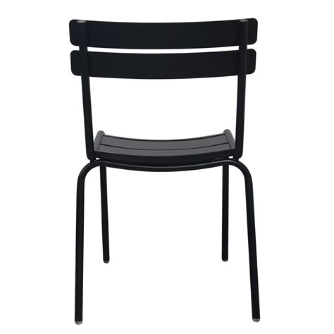 FOHDC303B - Black Commercial Outdoor Metal Restaurant Dining Chair ...