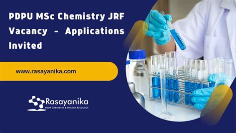 PDPU MSc Chemistry JRF Vacancy Applications Invited