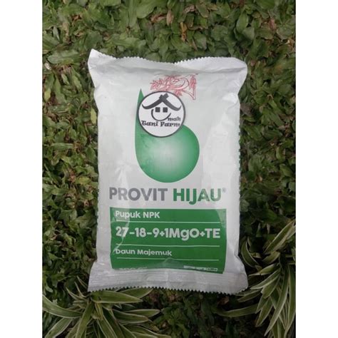 Jual Pupuk NPK Provit Hijau Kemasan 500 Gram Shopee Indonesia