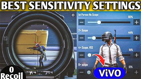 PUBG MOBILE SENSITIVITY SETTINGS FOR ALL VIVO MOBILES IN 2024 Vivo