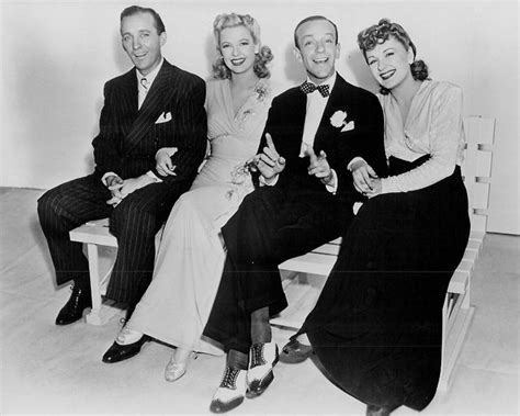 Fred Astaire With Bing Crosby Marjorie Reynolds And Virginia Dale For