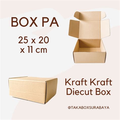 Jual Box Kardus Polos Packaging Serbaguna Multifungsi Die Cut Kemasan Pa Kota Surabaya