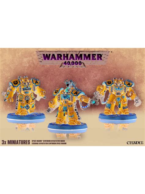 W40k Space Marine Centurion Devastator Squad 3 Figurky Xzonecz