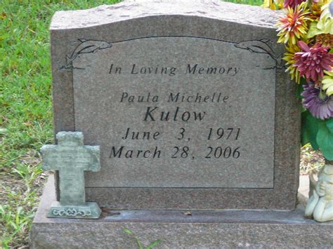 Paula Michelle Ruthven Kulow 1971 2006 Find A Grave Memorial