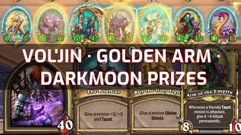 Vol Jin Arm Of The Empire Menagerie Build Hearthstone