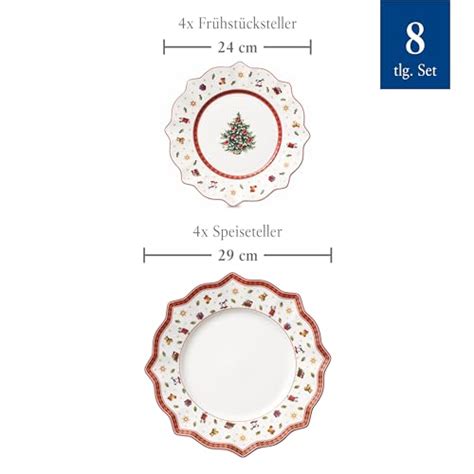 Villeroy Boch Toy S Delight Teller Set Teilig Speiseteller Und