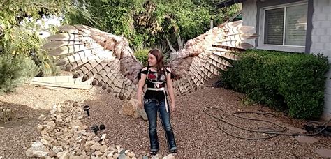 Artist Builds Articulating Pneumatic Wings Fit for a Human