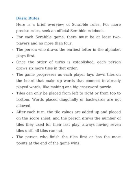 (DOCX) Basic Rules of Scrabble - DOKUMEN.TIPS