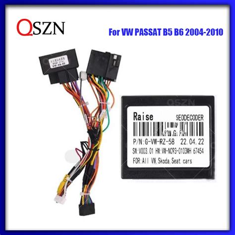 Qszn Pin Android Canbus Box Vw Rz Adaptor For For Vw Passat B