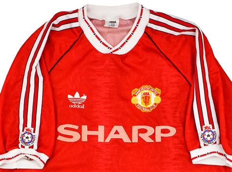 Adidas Manchester United Match Issue Home Shirt Vintage