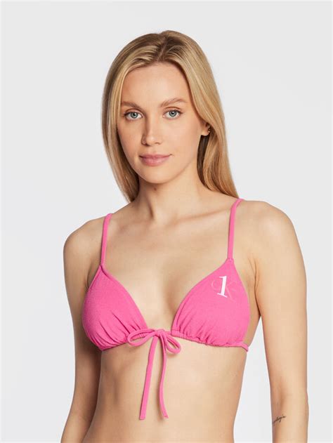 Calvin Klein Swimwear Bikini Oberteil KW0KW01881 Rosa Modivo At