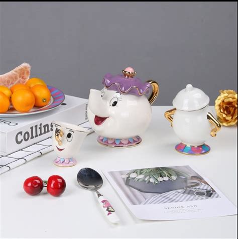 Чайный сервиз Дисней из мультфильма "Красавица и чудовище" купить ...