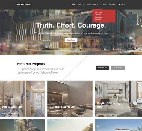 The Architect Wordpress Theme For Architects Architectural Firms