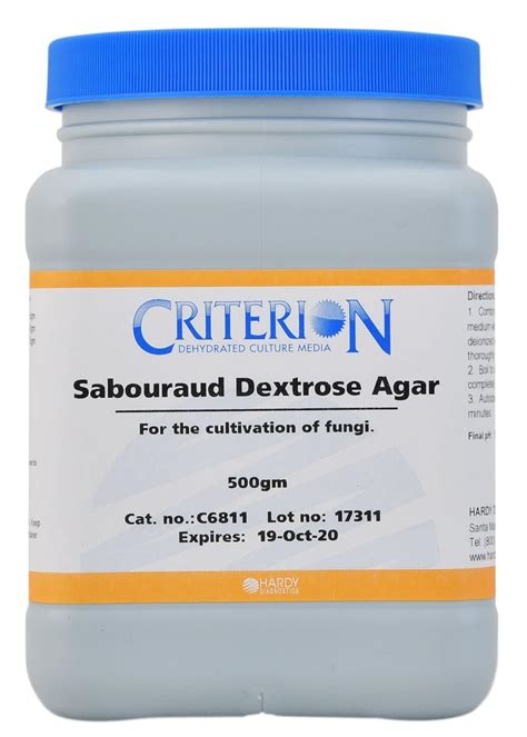 Hardy Diagnostics Sabdex Sabouraud Dextrose Agar Ubuy India