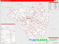 Map Of Lancaster County Pa - Maping Resources