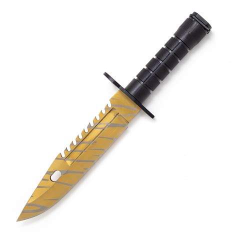 M9 Bayonet Tiger Tooth Real Life Knife CS2 Customizado IRL Por