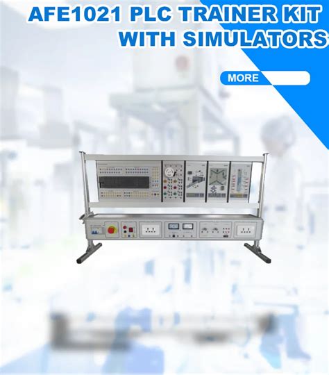 Plc Trainer Kit With Simulators Didactic Equipment Vocational Education