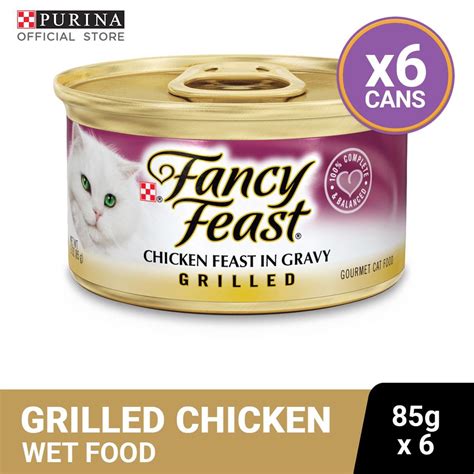 Free Shipping Cod Fancy Feast Grilled Chicken Feast Adult Wet Cat