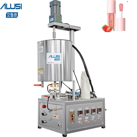 Pneumatic One Nozzle Vertical Lipstick Filling Making Machines With