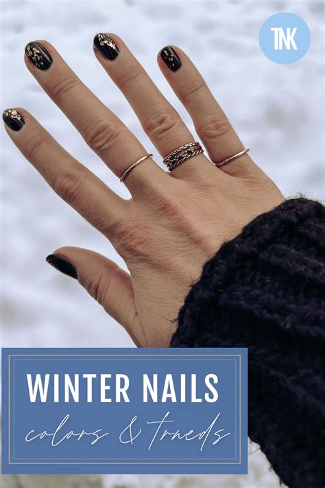 Winter Nails Simple And Beautiful Buffy Coralie