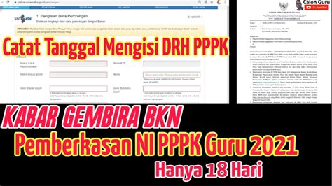 Resmi Kabar Gembira Dari Bkn Tentang Jadwal Pemberkasan Pppk 2021