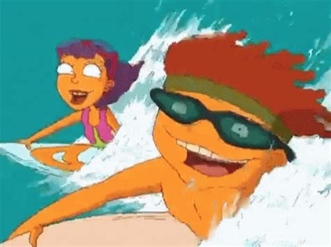 Reggie Otto Rocket GIF - Reggie Otto Rocket Surfing - Discover & Share GIFs