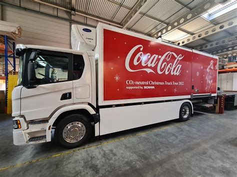 Scania Al Coca Cola Christmas Truck Tour 2022 Con Lelectric Vehicle