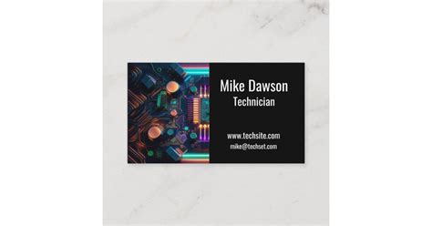 Computer Technician Business Card Zazzle