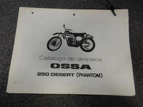 OSSA FACTORY SHOP Catalog Catalogue 250 Desert Phantom G EUR 40 23