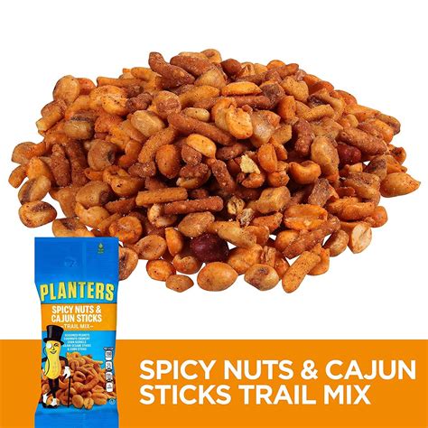 Planters Cajun Trail Mix 2 Oz Single Serve Snacks Pack Of 72