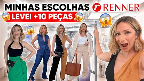 MINHAS ESCOLHAS RENNER LEVEI 10 PEÇAS PARTE 2 YouTube