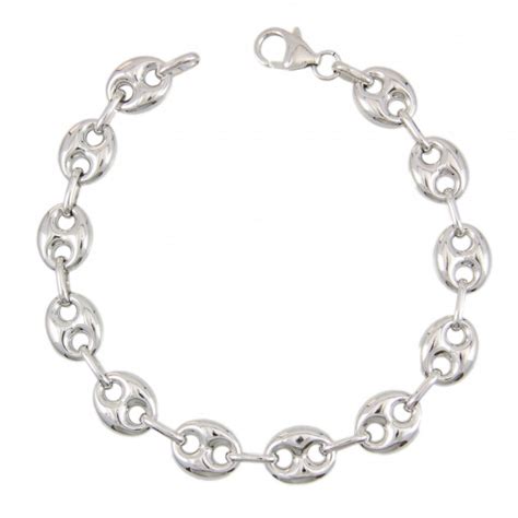 L ATELIER D AZUR Bracelet Argent 925 000 Grain de Café 21cm Homme pas