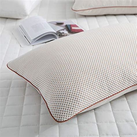 Puredown Natural Goose Down Feather Pillow With Washable Copper Fibre