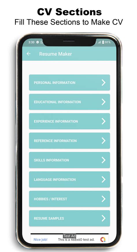 Cv Maker Resume Builder App Android By Nadeemtaj Codester
