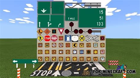 Road Signs Mod Minecraft