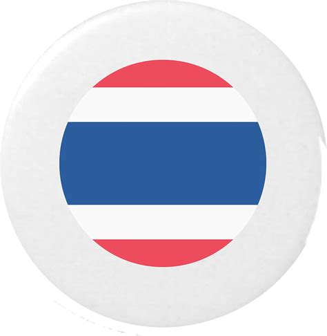 Amazon.com: Flag for Thailand Emoji 25mm Button Badge: Clothing