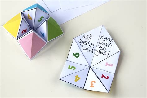 Origami Fortune Teller - Free Printable — Gathering Beauty