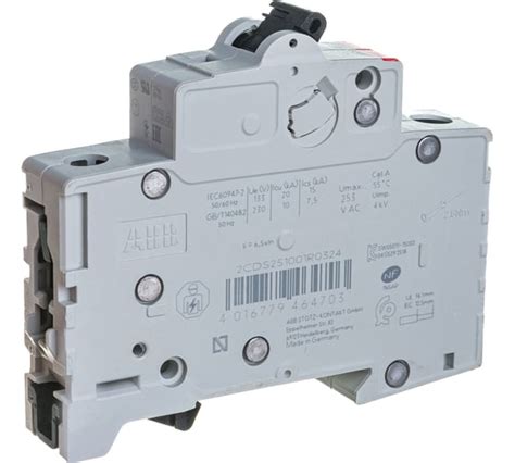 Автоматический модульный выключатель ABB 1п C S201 6кА 32А ...