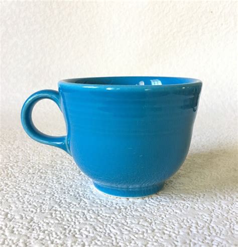 FIESTAWARE Coffee Cup Mug Blue Lapis Homer Laughlin 7 Oz HLC FIESTA