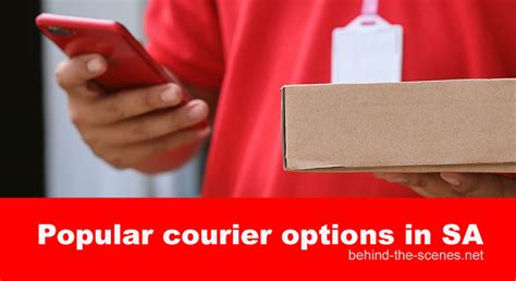 Popular Courier Options In South Africa Behind The Scenes