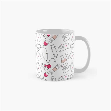 Hospital Medical Pattern T For Healthcare Worker Nhs Coffee Mug For Sale By Tamgustam