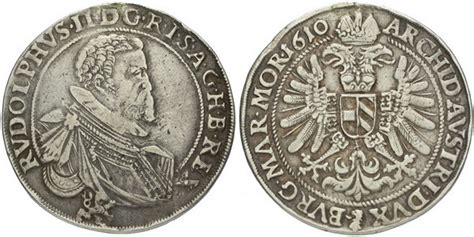 Thaler Rudolph Ii Joachimsthal Kingdom Of Bohemia Numista