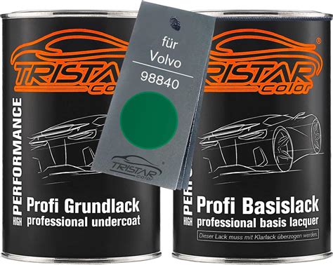 Tristarcolor Vernice Per Auto Kit Barattolo Pronto Alluso Per Volvo