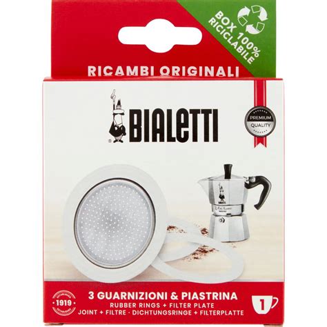 Guarnizione E Piastrina Per Moka 1 Tazza BIALETTI 1 PZ Coop Shop