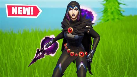 New Rebirth Raven Teen Titans Skin Gameplay In Fortnite Youtube