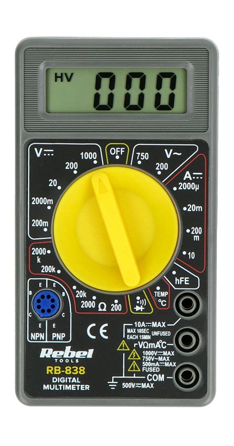 Universal Multimeter Rebel Rb Botland Robotic Shop